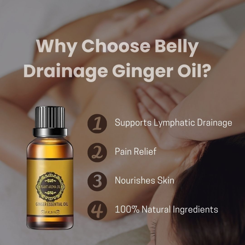 Belly Drainage Ginger Oil - Swelling Care & Slimming